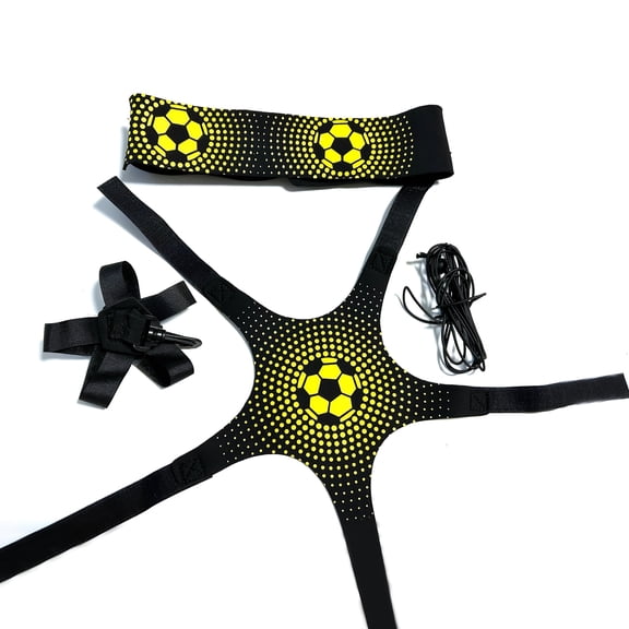 Soccer/Volleyball/Rugby Trainer, Football Kick Throw Solo Practice Training Aid Control Skills Adjustable Waist Belt for Kids Adults