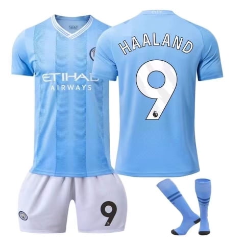 Soccer jersey set for kids/youth Haaland #9 size 28 10-11 years old