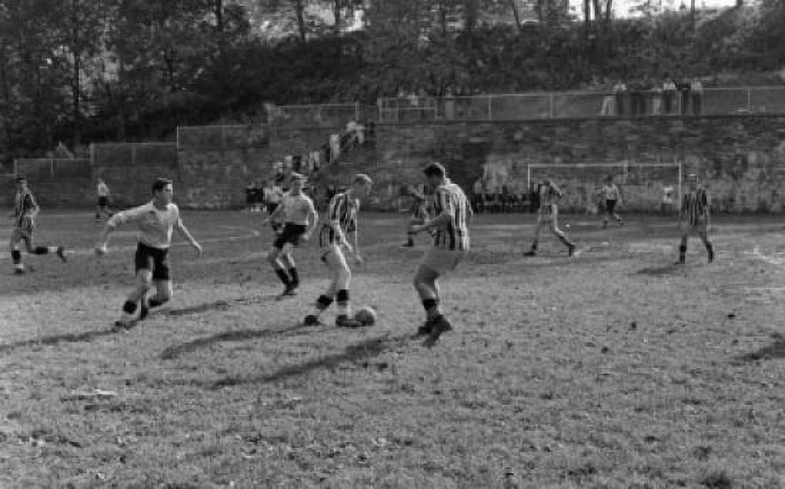 Soccer players playing in soccer field Canvas Art - (18 x 24)