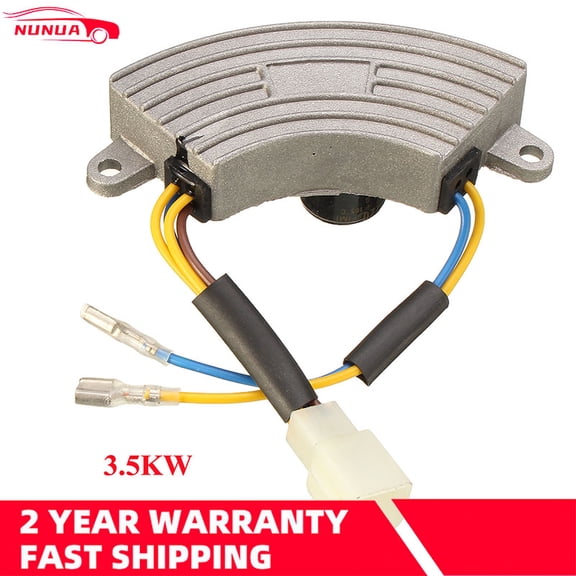 Sochi AVR Automatic Voltage Rectifier Stabilizer, Popular Aluminum Base Cover, 3500W Generator, 6 Wires, 250V, 220uF