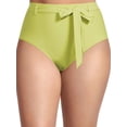 thumbnail image 1 of Social Angel Women's Plus Monica High Waist Swimsuit Bottoms, 1 of 3