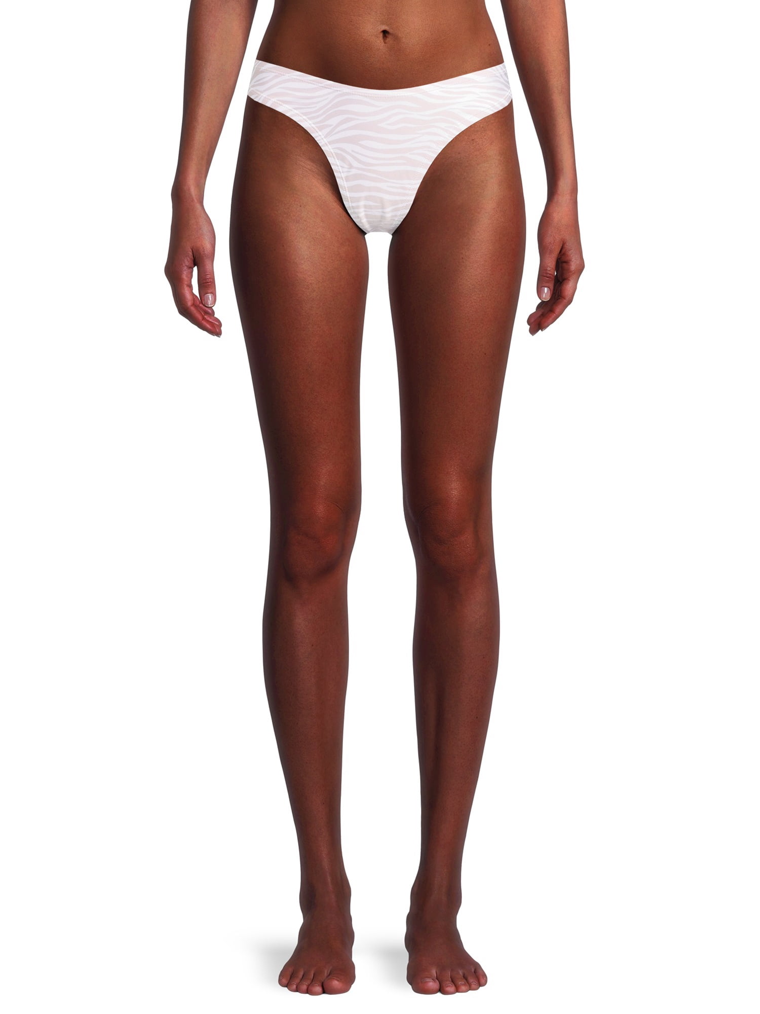 Social Angel Women's Print Scoop Bikini Swimsuit Bottom