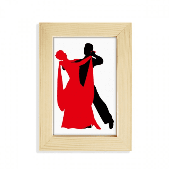 Social Dancing Duet Dance Dancer Desktop Display Photo Frame Picture Art Painting 5x7 inch