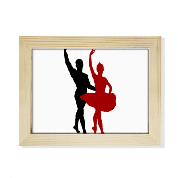Social Dancing Duet Dance Performance Desktop Photo Frame Picture Art Decoration Painting 6x8 inch