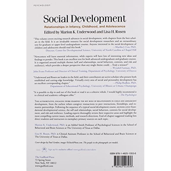 Pre-Owned Social Development: Relationships in Infancy, Childhood, and Adolescence