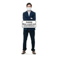 thumbnail image 1 of Social Distance Mask Standee Male, 1 of 3