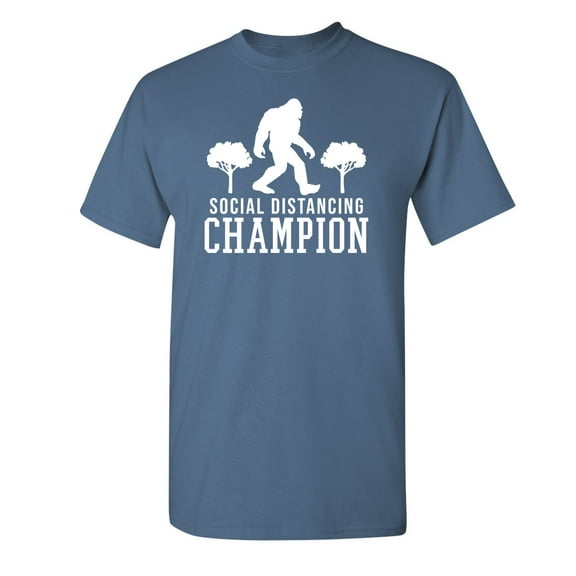 Social Distancing Champion Christmas Apparel Adult Humor Novelty Sarcastic Premium Tshirt Xmas Holiday Anniversary Gift Hilarious Funny Saying Graphic Tees