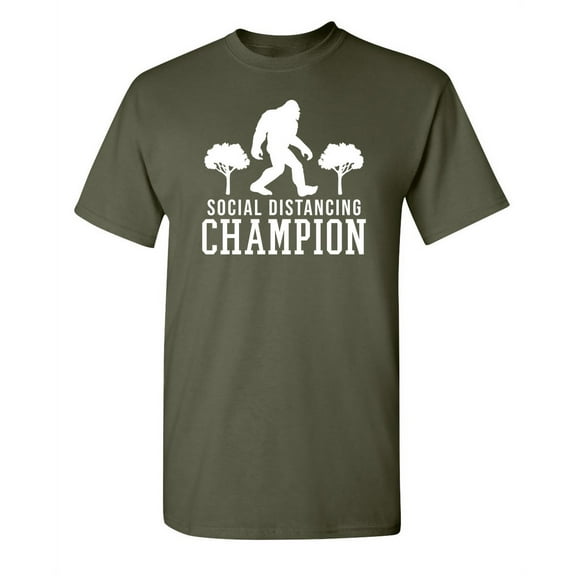 Social Distancing Champion Christmas Apparel Adult Humor Novelty Sarcastic Premium Tshirt Xmas Holiday Anniversary Gift Hilarious Funny Saying Graphic Tees