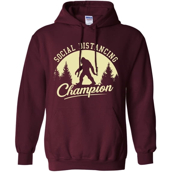 Social Distancing Champion Sasquatch Hoodie (L)