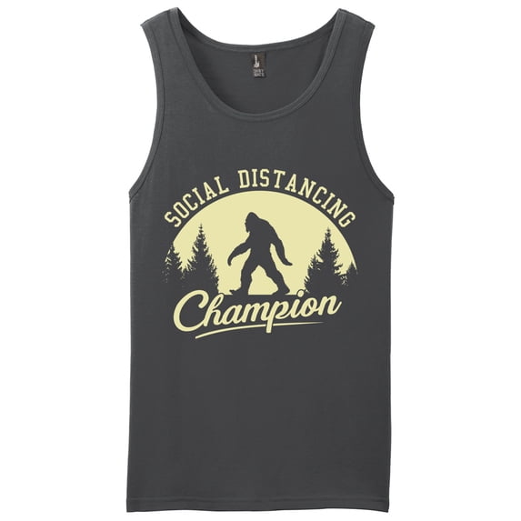 Social Distancing Champion Sasquatch Tank Top
