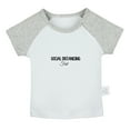 thumbnail image 1 of Social Distancing Fail Funny T shirt For Baby, Newborn Babies T-shirts, Infant Tops, 0-24M Kids Graphic Tees Clothing (Short Gray Raglan T-shirt, 18-24 Months), 1 of 4