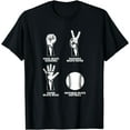 thumbnail image 1 of Social Distancing Pitcher Catcher Softball Baseball Gift T-Shirt, 1 of 3
