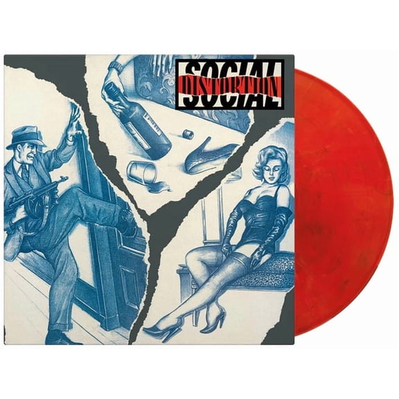Social Distortion - Social Distortion - Limited 180-Gram Translucent Red, Black & White Marble Colored Vinyl - Music & Performance