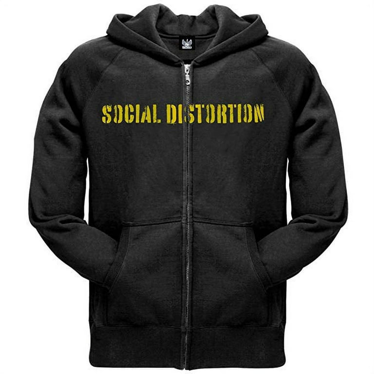 Social distortion zip up hoodie hotsell