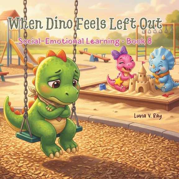 Social-Emotional Learning When Dino Feels Left Out: A Social Emotional Learning Book About Feeling Left Out, Making Friends, and Building Courage , Book 8, (Paperback)