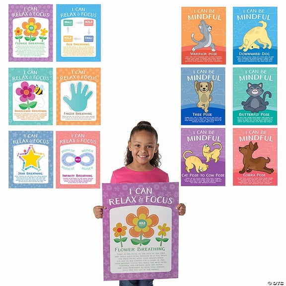 Social Emotional Learning Poster Assortment Bundle Kit - 12 Pieces