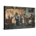 thumbnail image 1 of Art.com Social, German Beer Hall Stretched Canvas Print Wall Art, 36" x 24", 1 of 4