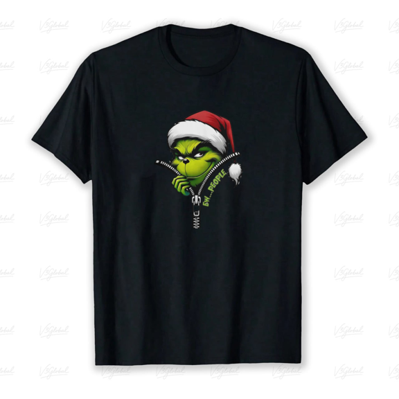 Social Humor Quote Holiday Winter Fun Graphic Unisex T-Shirt, up to size 5XL