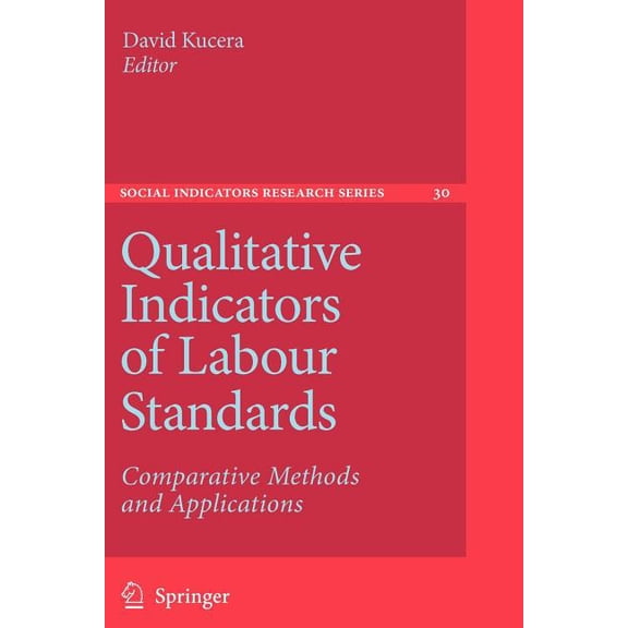 Social Indicators Research Qualitative Indicators of Labour Standards: Comparative Methods and Applications, Book 30, (Paperback)