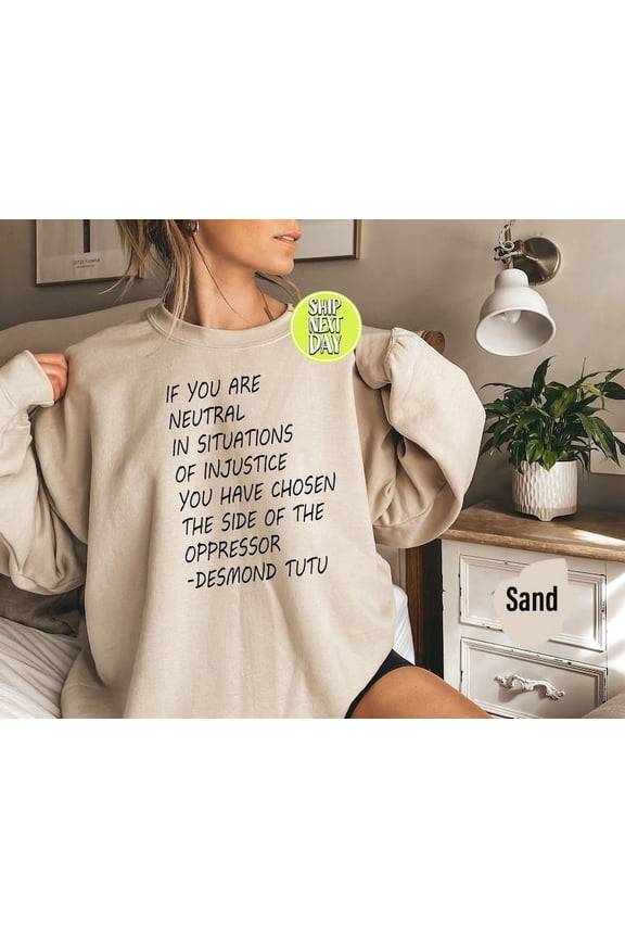 Social Justice Sweatshirt, Activist Gift, Protest Hoodie, Human Rights Sweater, Equality Feels Sweatshirt, Power To The People Shirt - RM045
