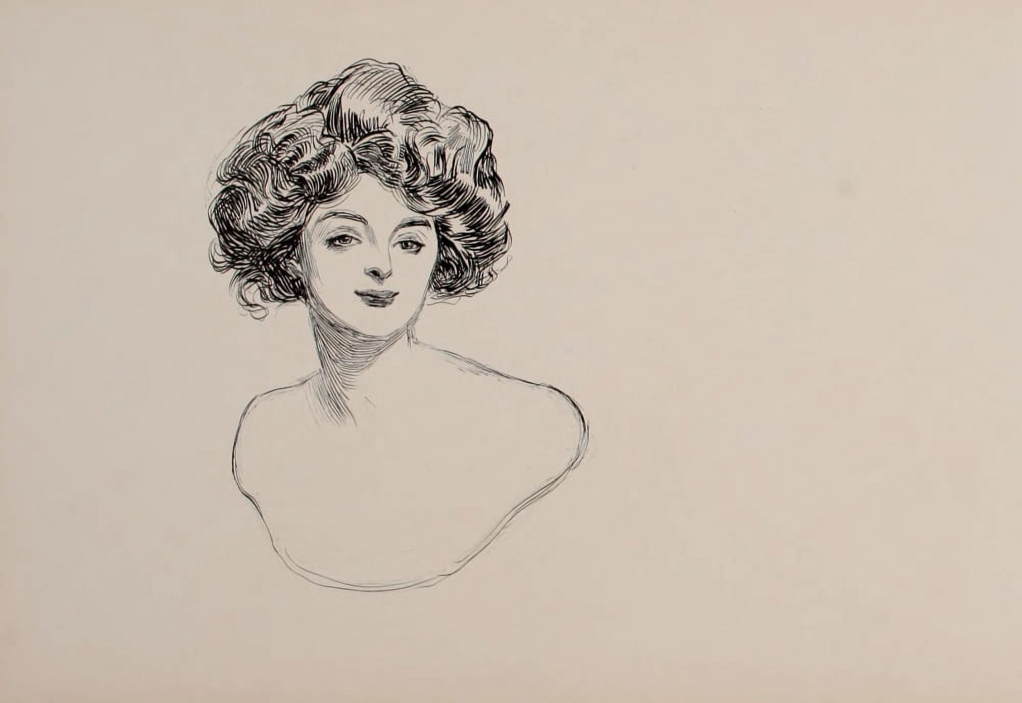 Social Ladder 1902 Woman 13 Canvas Art - Charles Dana Gibson (18 x 24)
