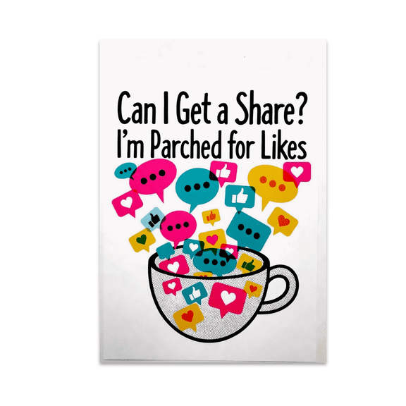 Social Media Engagement Wall Art - Social Media Enthusiast - 13x19 Poster Print