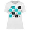 thumbnail image 1 of Social Media Shakespeare Art T-Shirt Women -Image by Shutterstock, Female Medium, 1 of 2