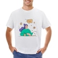 thumbnail image 1 of Social Men’s T-Shirt 100% Cotton Casual Short Sleeve Tops Gift Tee White 3XL, 1 of 2