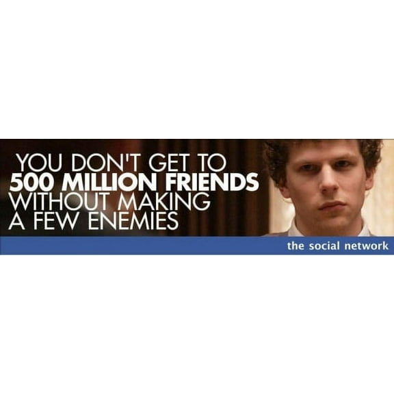 Social Network 12' x 36' Poster (36 x 24)
