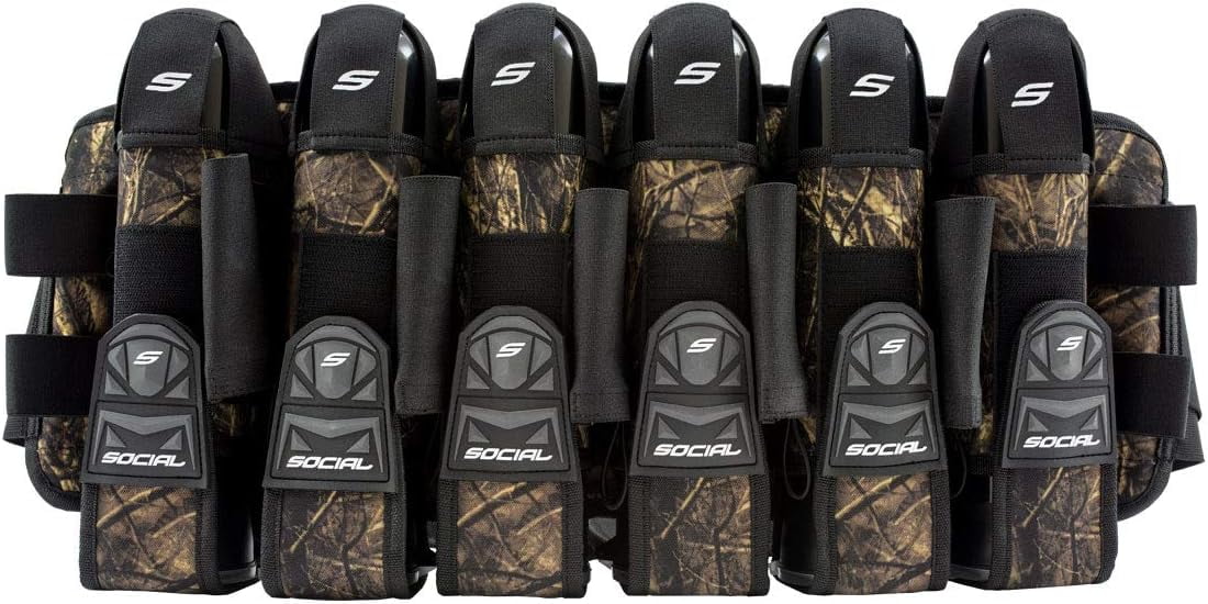 Social Paintball Grit Pod Pack Harness, Hunter , 6+9 Pod Holders