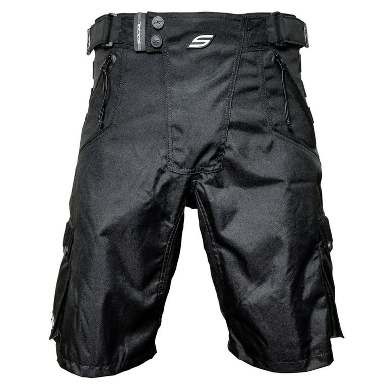 Social Paintball Grit V3 Shorts - Stealth Black - XS/S 