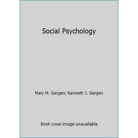 Pre-Owned Social Psychology (Hardcover) 0155815628 9780155815629