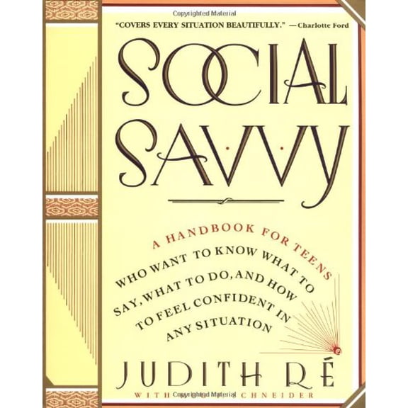Pre-Owned Social Savvy (Paperback) by Judith Re, Meg F Schneider