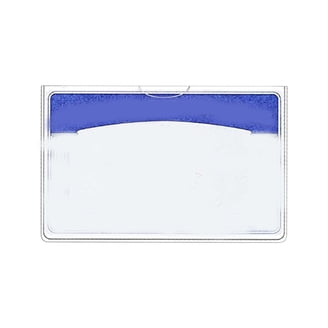 clear plastic sleeves for id cards HOSL 100 Pcs Vertical Name Tag Holders Fit Card Size 2.62X3.75 Bulk Card Holders Id Badge Holders Name Case Badge Cover Sleeves(Vertical 100pcs) : Office Products Swipe or Scan While Still in Holder MULTIPURPOSE HOLDER ID Badge Clear PVC Pocket