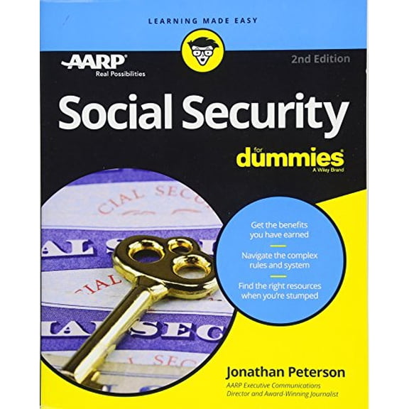 Pre-Owned Social Security for Dummies by Peterson, Jonathan, Paperback, Political & Social Sciences, English