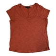 thumbnail image 1 of Social Standard By Sanctuary Women's Amber Scoop Neck Tee (Marsala, XL), 1 of 1