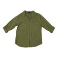 thumbnail image 1 of Social Standard By Sanctuary Women's Long Sleeve Tencel Boyfriend Shirt (Willow, XL), 1 of 1