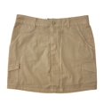 thumbnail image 1 of Social Standard Women's Hero Stretch Cargo Mini Skirt (Tan, M), 1 of 1