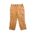 thumbnail image 1 of Social Standard Women's Lightweight Scout Poplin Surplus Cropped Pants (Caramel, XXL), 1 of 3