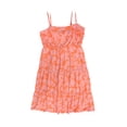 thumbnail image 1 of Social Standard by Sanctuary Ladies Tank Smocked Back Dress (Melon Floral, M), 1 of 2