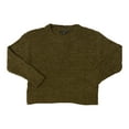 thumbnail image 1 of Social Standard by Sanctuary Women's Cara Crew Sweater (Olive, S), 1 of 1