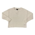 thumbnail image 1 of Social Standard by Sanctuary Women's Cara Crew Sweater (White, L), 1 of 1