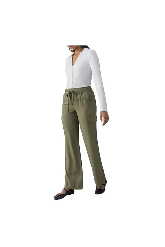 Social Standard by Sanctuary Women's Caravan Cargo Pant in Green Size Large