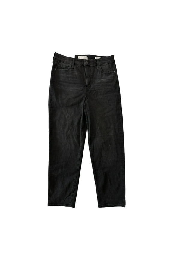 Social Standard by Sanctuary Women's High Rise Slim Straight Stretch Denim Pant (Gravel, 4)