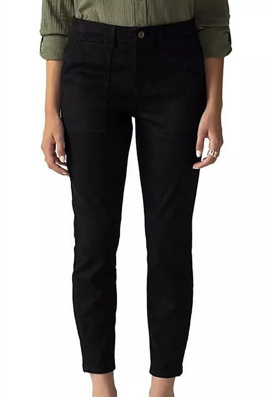 Sanctuary Women's Studded Raw Hem Denim Jacket – Black, Size L