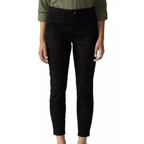 Social Standard by Sanctuary Women's Logan Utility Pant (Black, 4)