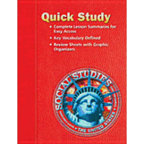 Pre-Owned Social Studies 2003 Quick Study Grade 5 (Paperback) 032803603X 9780328036035