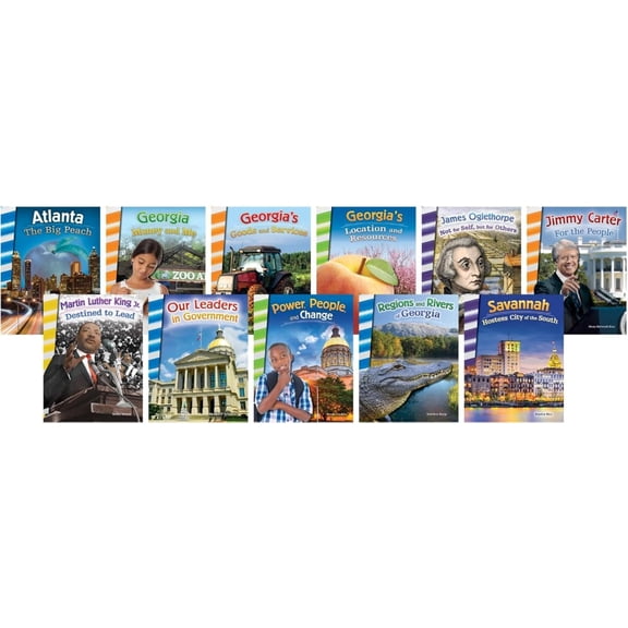 All About Georgia: Voting, Elections, Leaders, and Locations 11-Book Reader Set for Grades 2-4