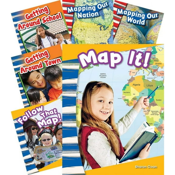 Social Studies: Informational Text: Let's Map It! 6-Book Set (Other)