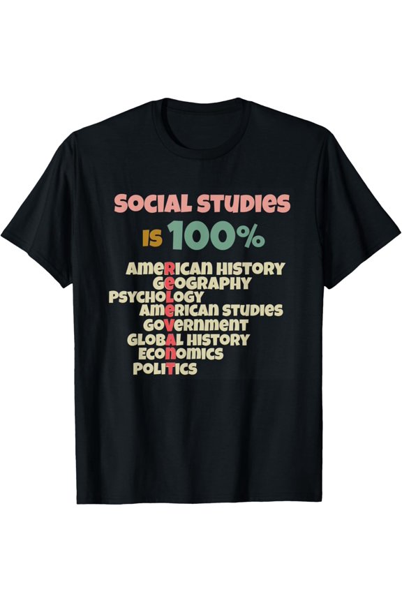 Social Studies is Relevant History Teacher History Buff T-Shirt